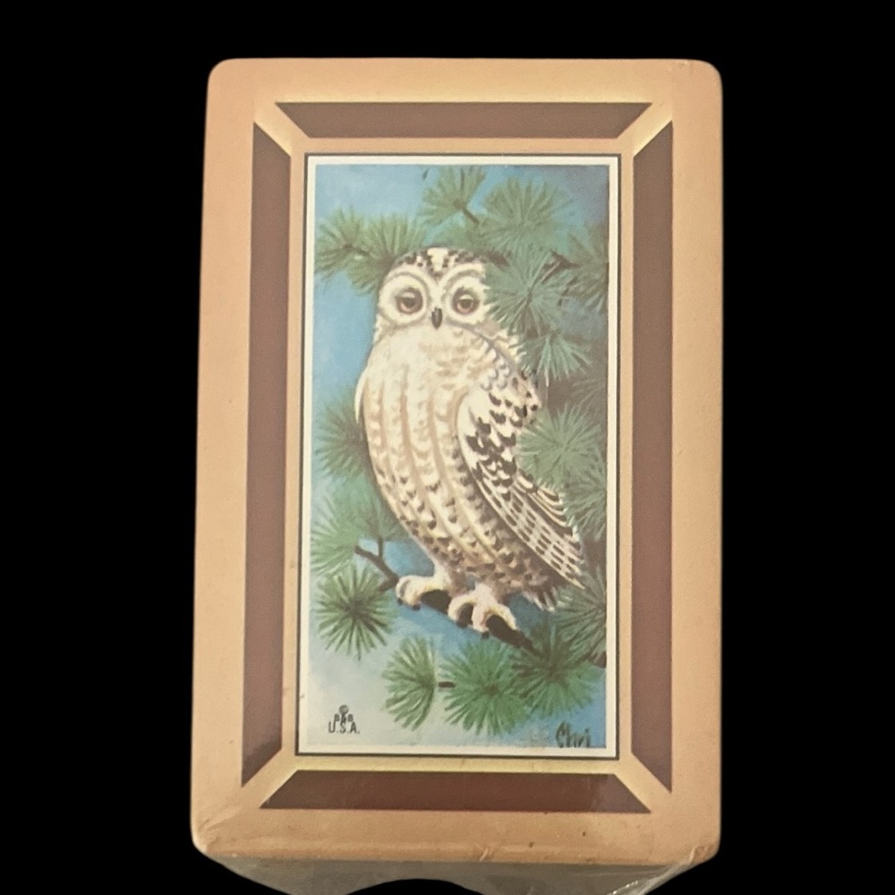 Vintage Retro Owl Trump Playing Cards Joker 70s Style USA NEW SEALED